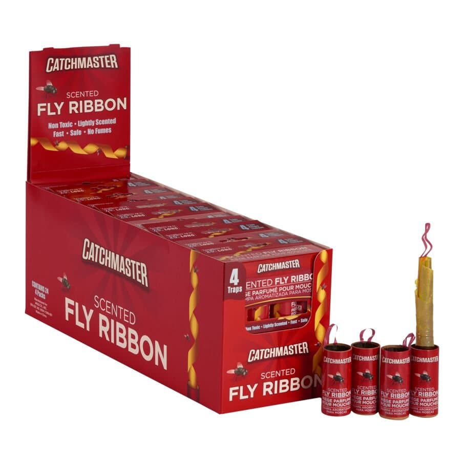 Catchmaster Fly Ribbon 4 Traps - Household