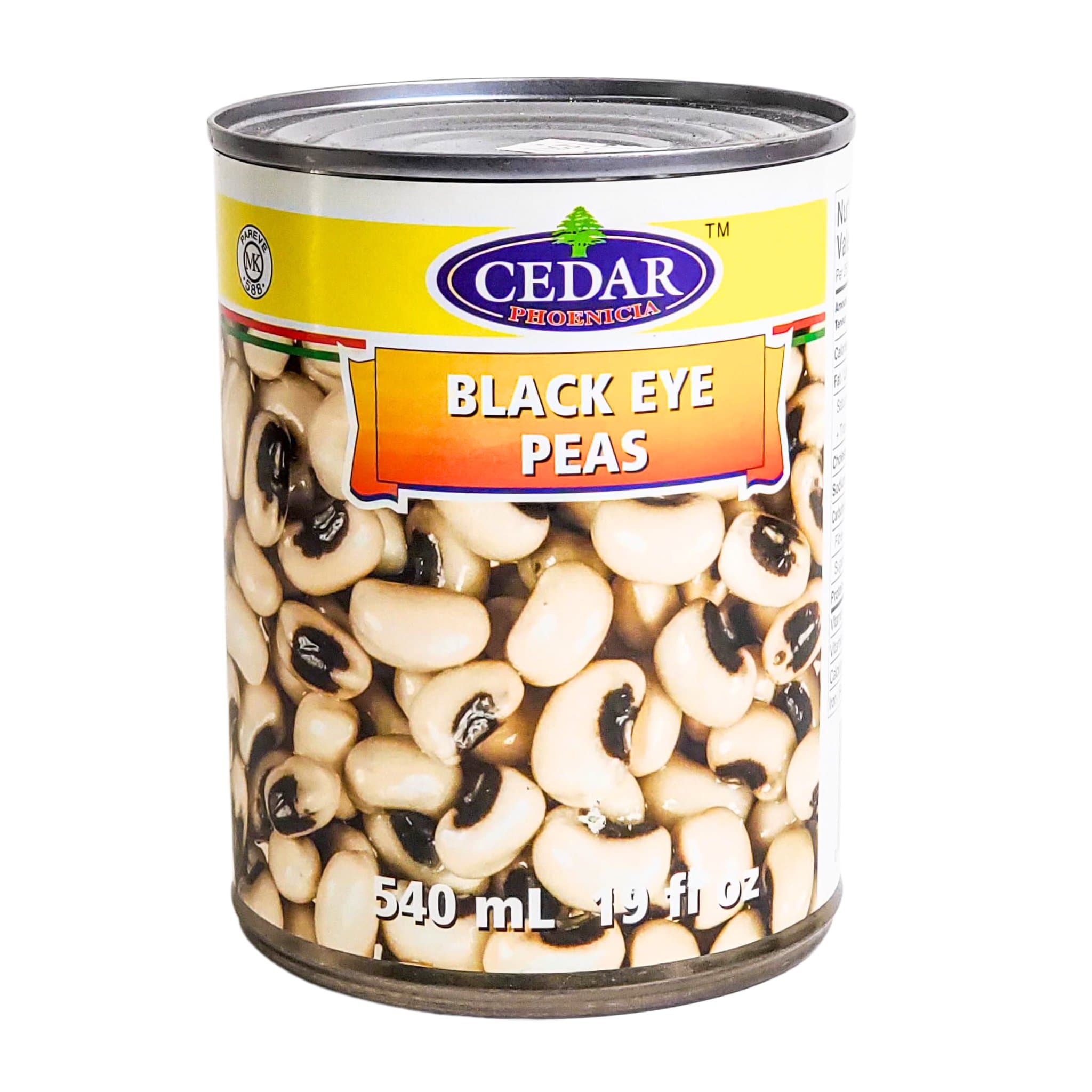 Cedar Phoenicia Black Eyed Peas 540ml - Others