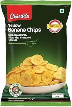Chheda's Yellow Banana Chips 150g - Snacks