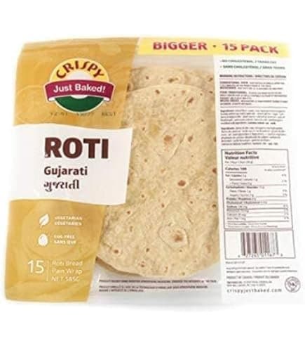Crispy Gujarati Roti 585g - Frozen