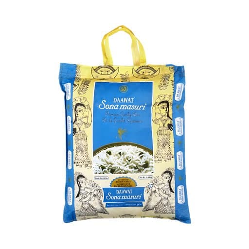 Daawat Sona Masuri Rice 20lb - Flour & Grains