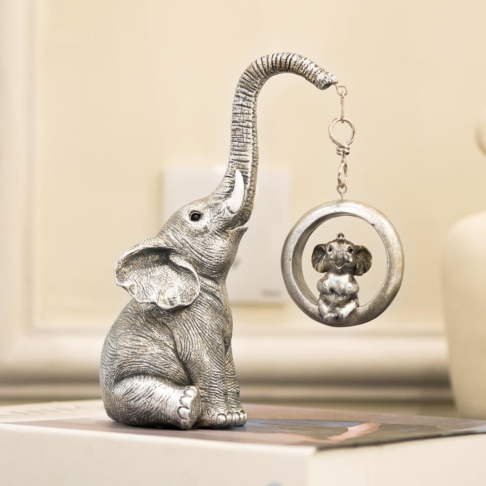 Decorative Elephant Figurines 3pcs - Pooja & Religious Items