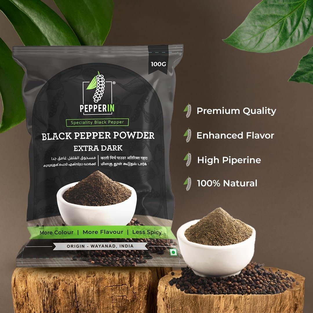 Deep Black Pepper Powder 200g - Spices and Herbs