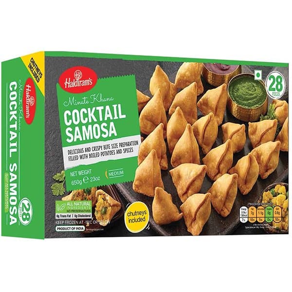 Deep Frozen Cocktail Samosa 70pcs - Frozen