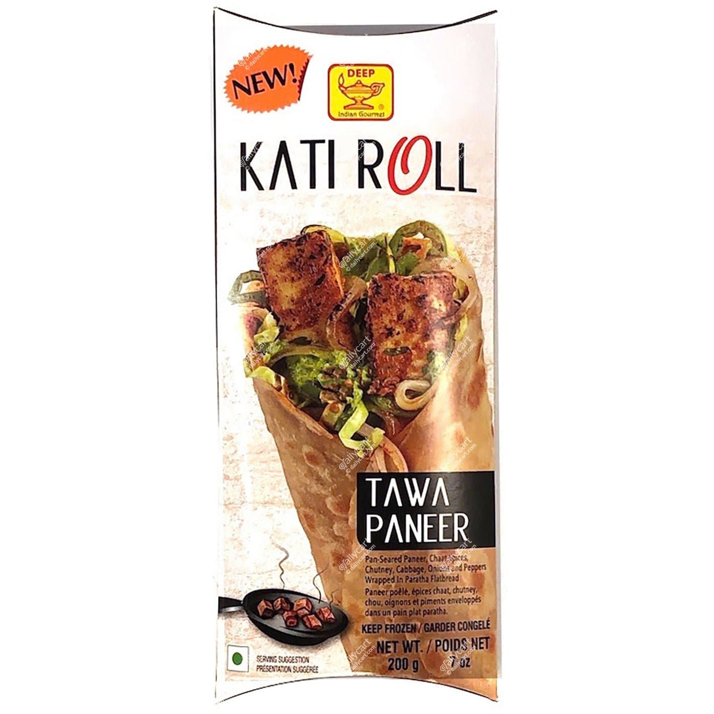 Deep Kathi Roll Tawa Paneer - Frozen