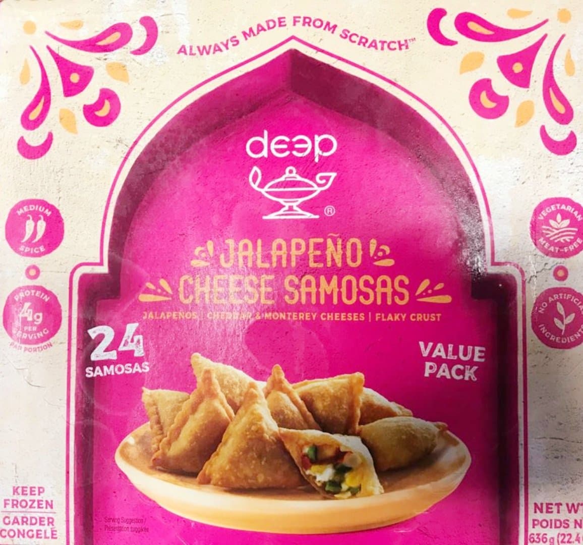 Deep Samosa Jalapeno Cheese - Frozen