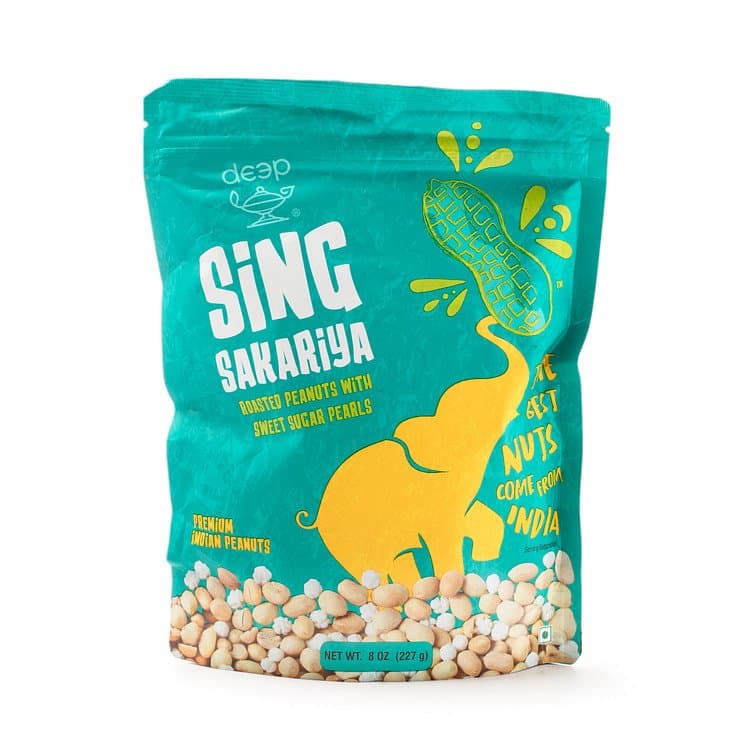 Deep Singh Sakariya Roasted Peanuts with Sweet Sugar Pearls 227g - Snacks