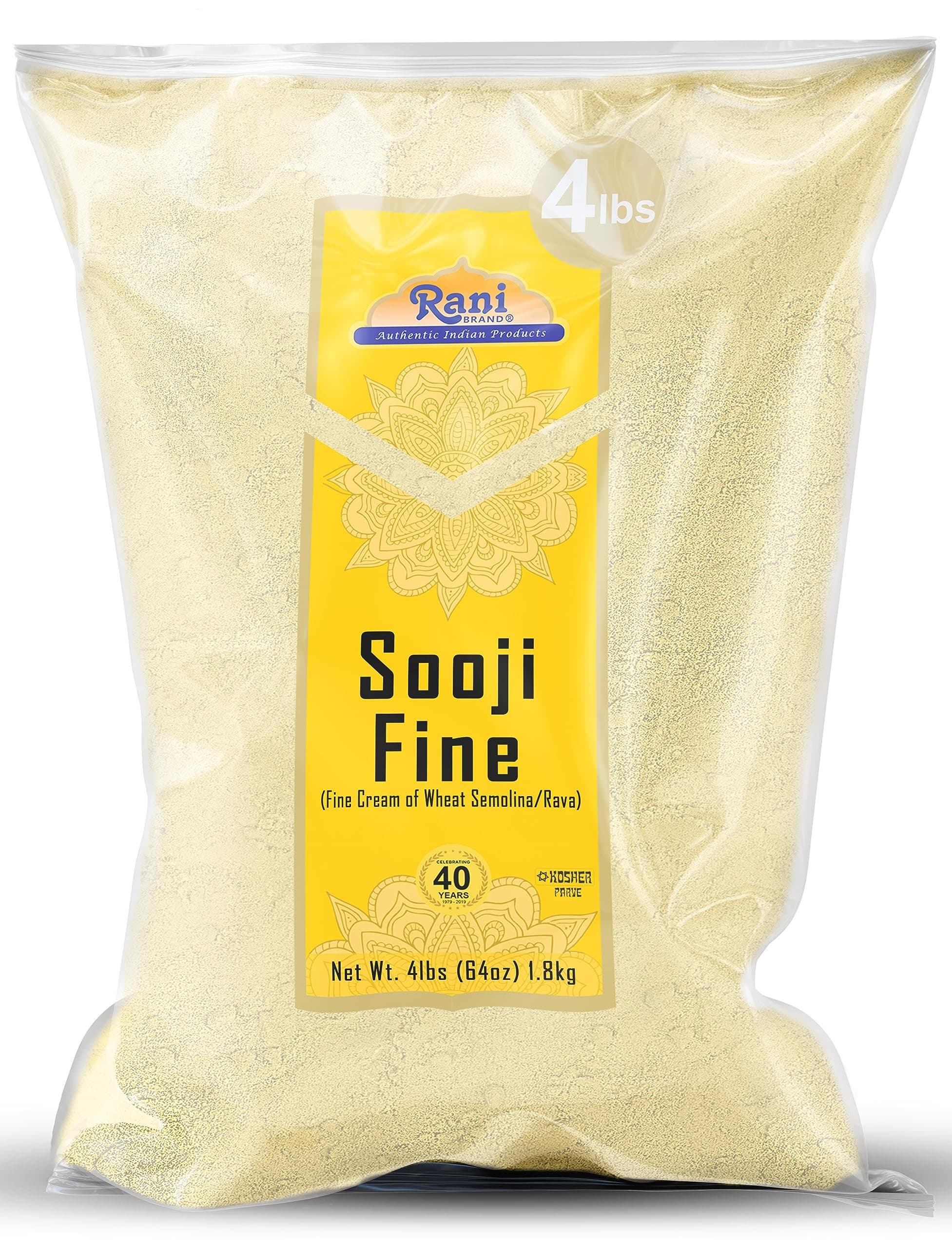 Deep Sooji Fine 4lb - Flour, Grains & Rice