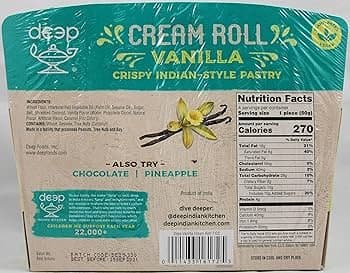 Deep Vanilla Cream Roll - Snacks