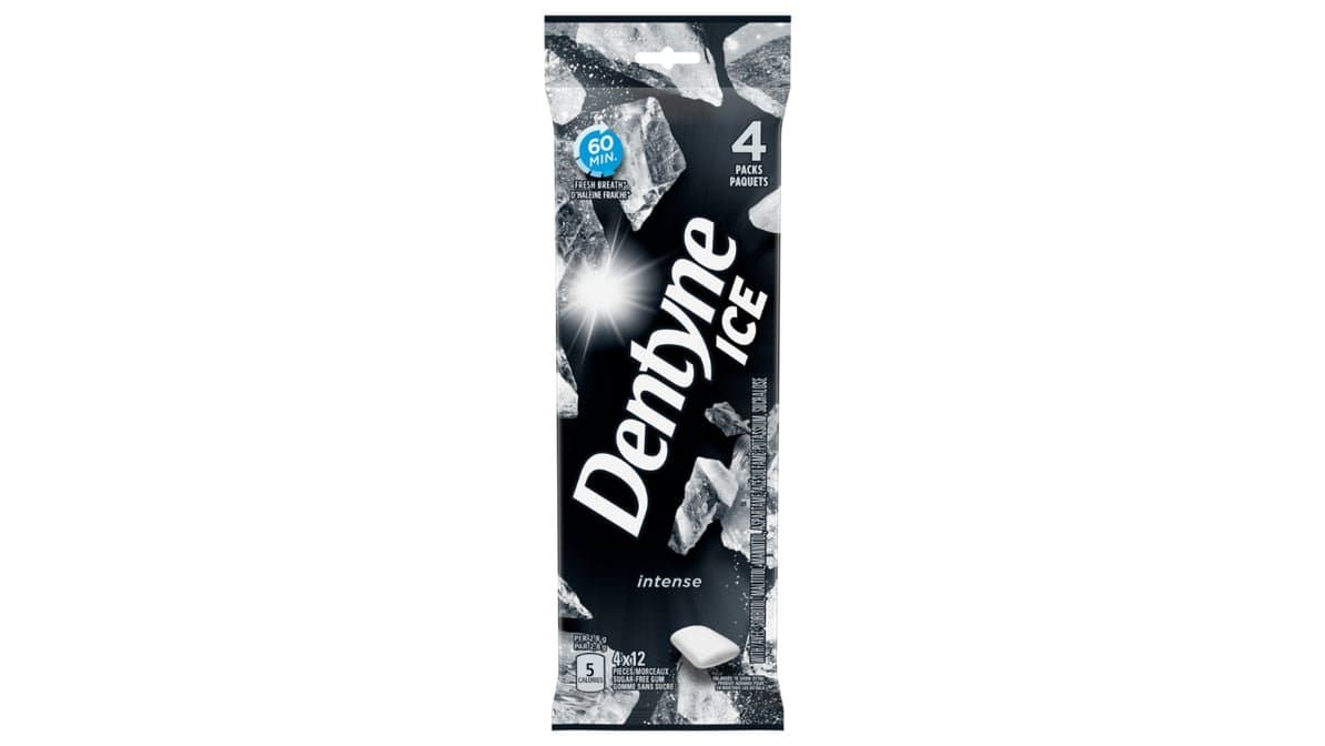 Dentyne Ice Sugarless Intense Gum 12pcs - Snacks & Namkeen
