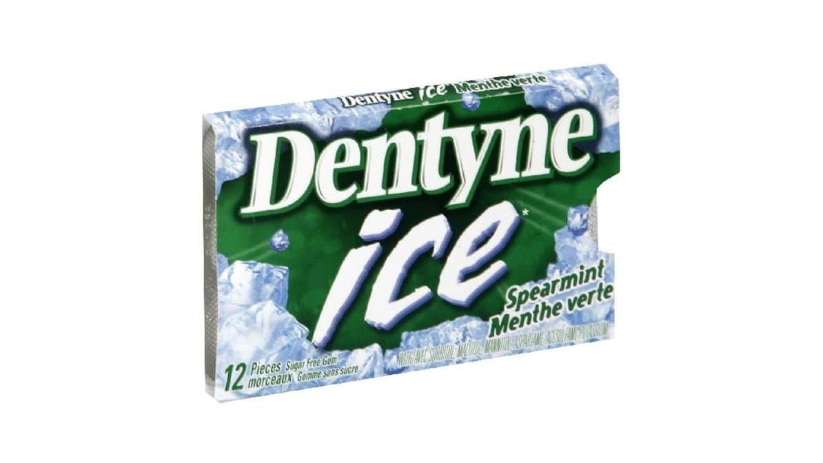 Dentyne Ice Sugarless Peppermint Gum 12pcs - Snacks & Namkeen