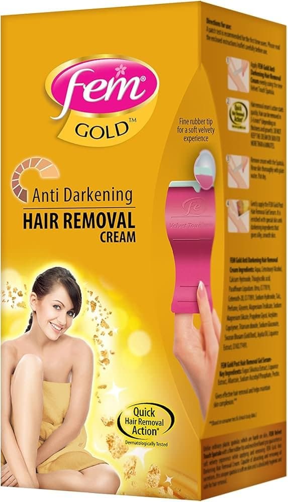 Fem Hair Removal Cream Gold 40g - Health & Care