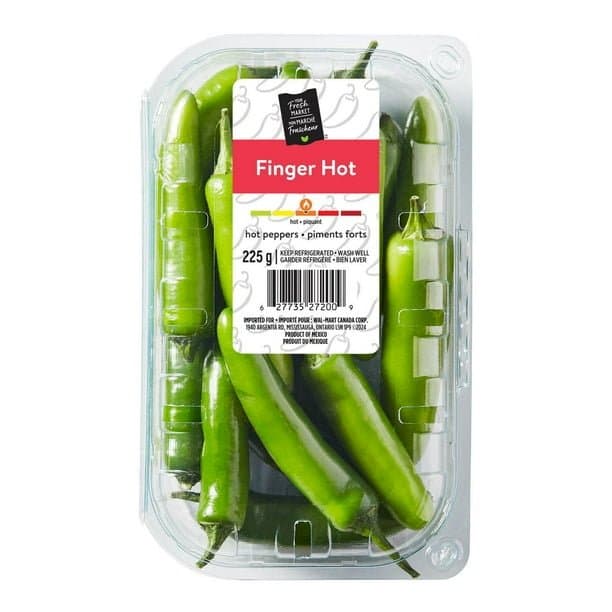 Finger Hot Pepper 1lb - Produce