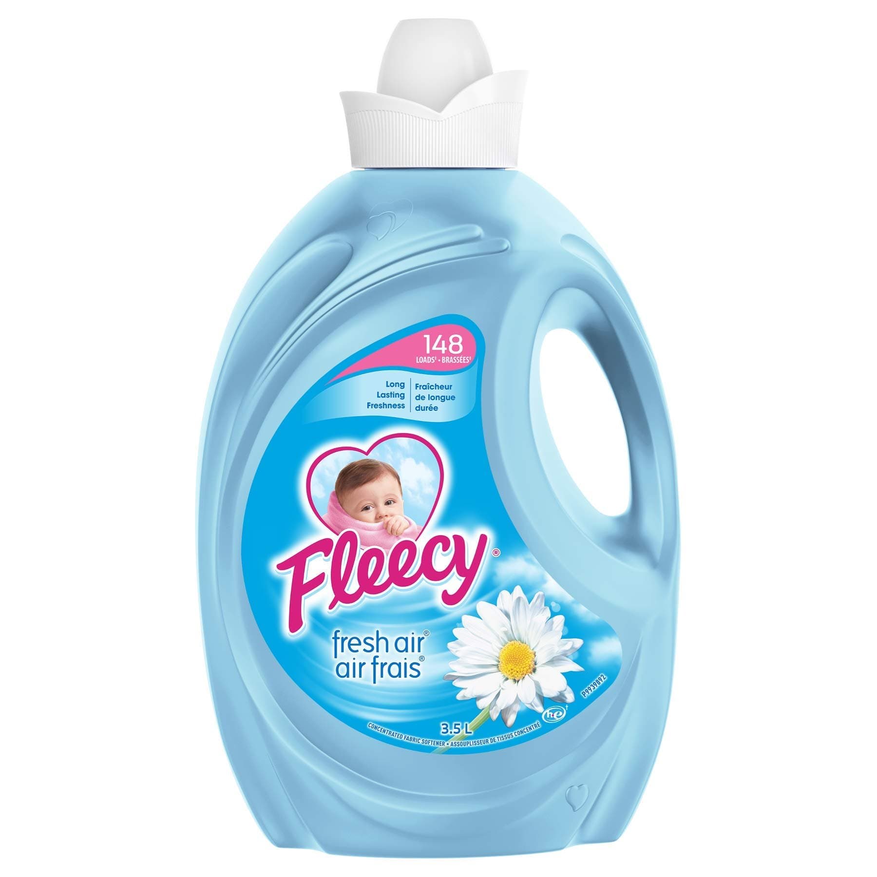 Fleecy Fabric Softener Fresh Air 1.36L - Household