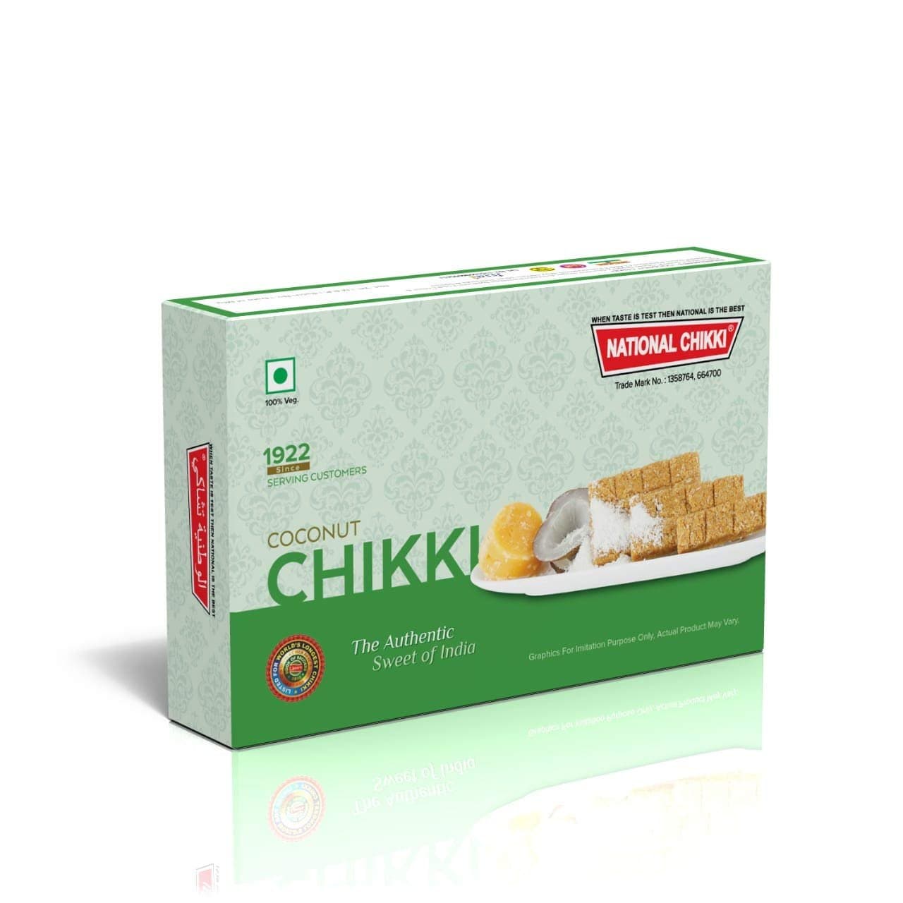From The Earth Coconut Chikki 250g - Snacks