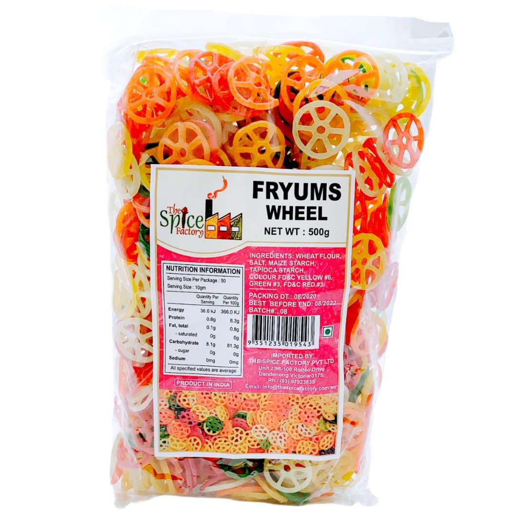 From The Earth Fryums Wheel 200g - Snacks
