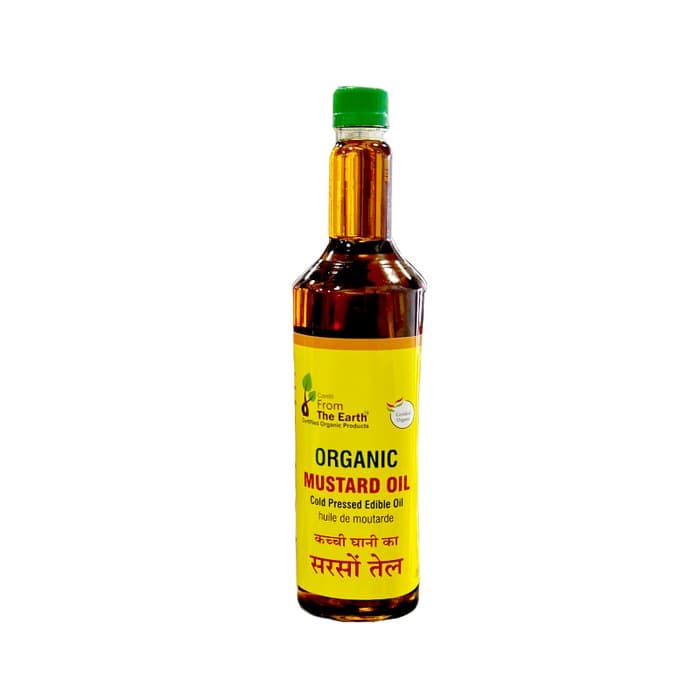 From The Earth Organic Mustard Oil 1L - Cooking Essentials