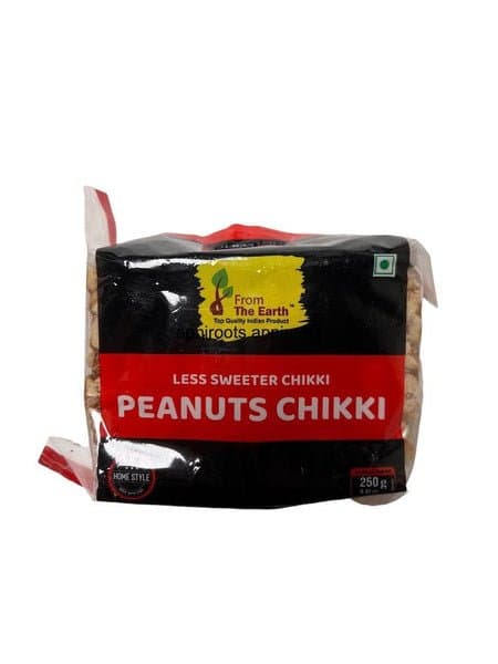 From The Earth Peanut Chikki 250g - Snacks