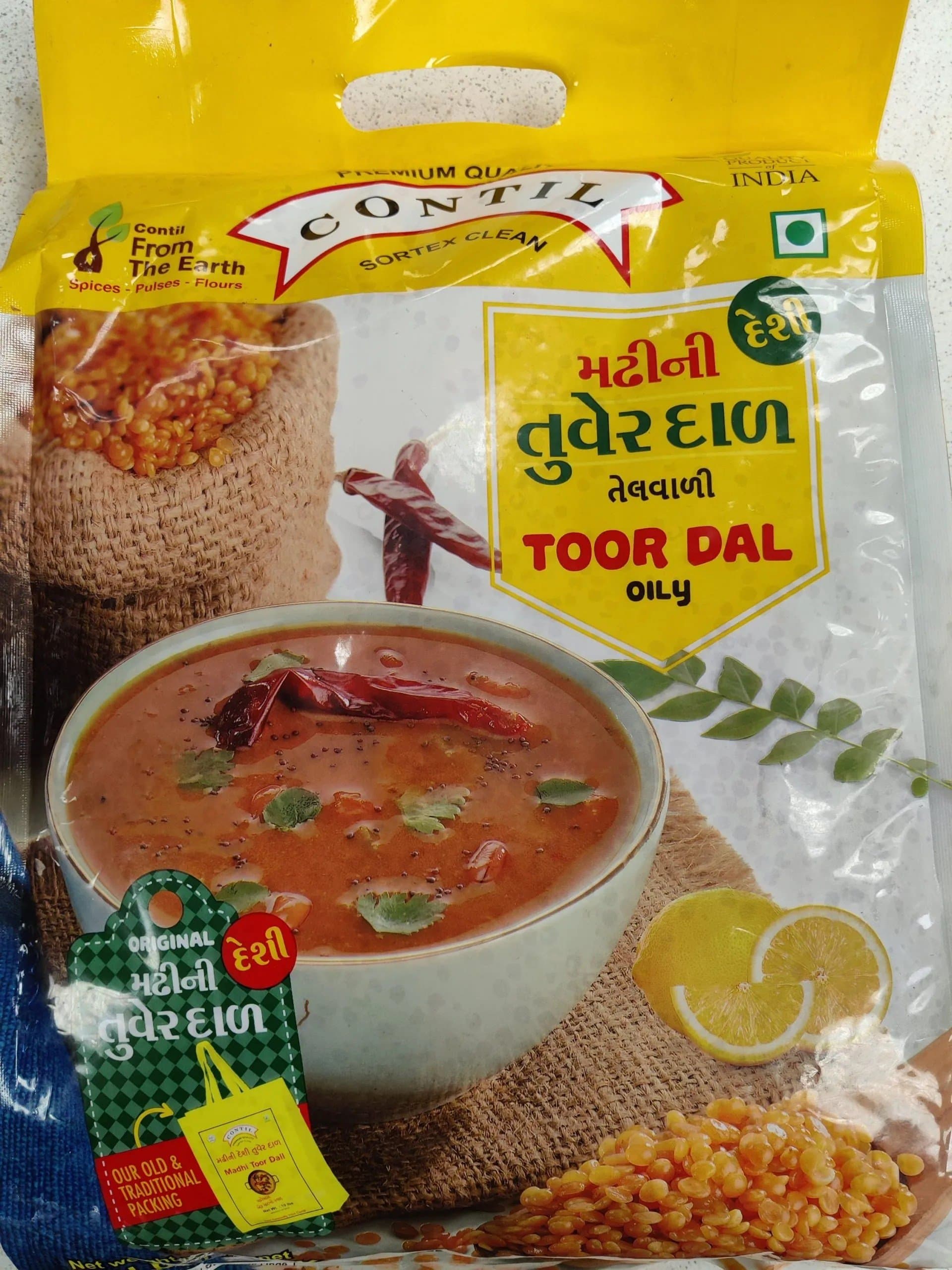 From The Earth Pulses Toor Dal Oily Madhi 10lb - Pulses, Lentils & Beans