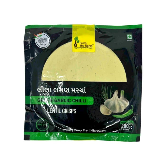 From The Earth Punjabi Papad 200g - Snacks