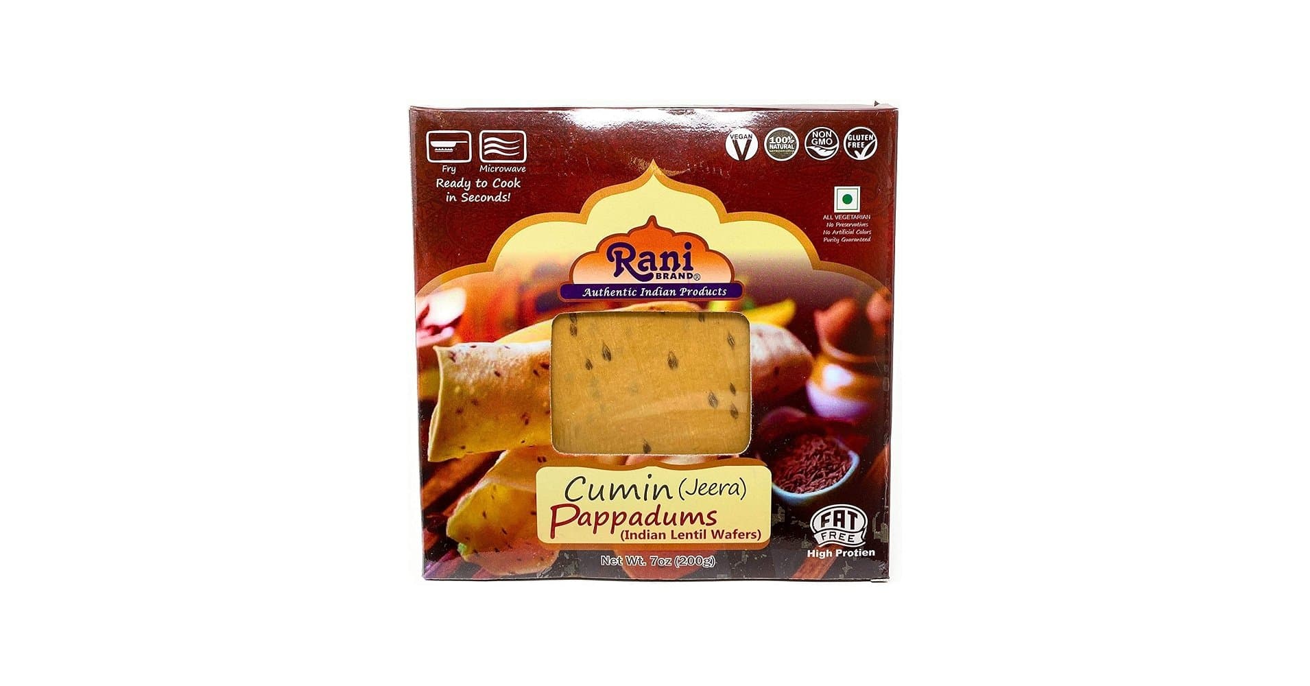 From The Earth Sabudana Papdi Papad 200g - Snacks