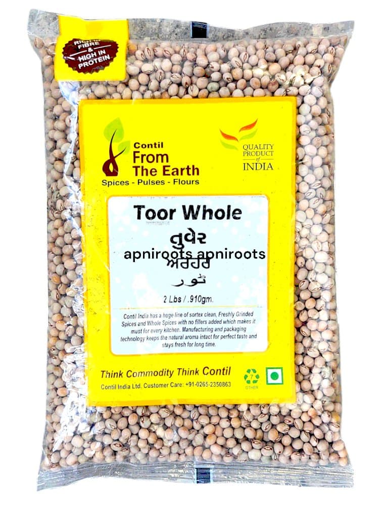 From The Earth Toor Whole 2lb - Pulses