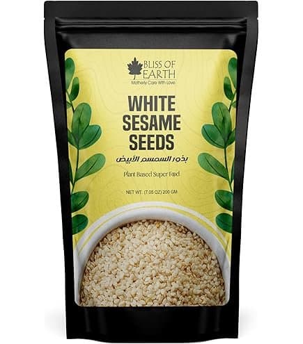 From The Earth White Sesame Seeds 400g - Cooking Essentials