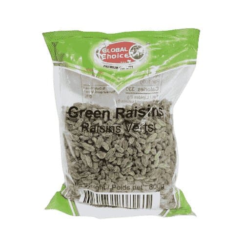 GLOBAL CHOICE Green Raisin 800g - Snacks