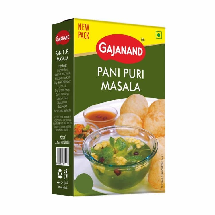 Gajanand Panipuri Masala 50g - Spices and Herbs