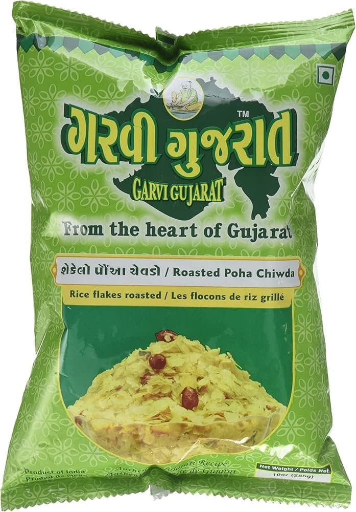 Garvi Gujarat Roasted Poha Chiwda - Snacks