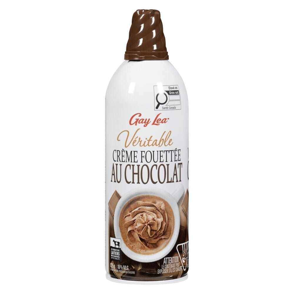 Gay Lea Whipped Cream Chocolate 225g - Dairy