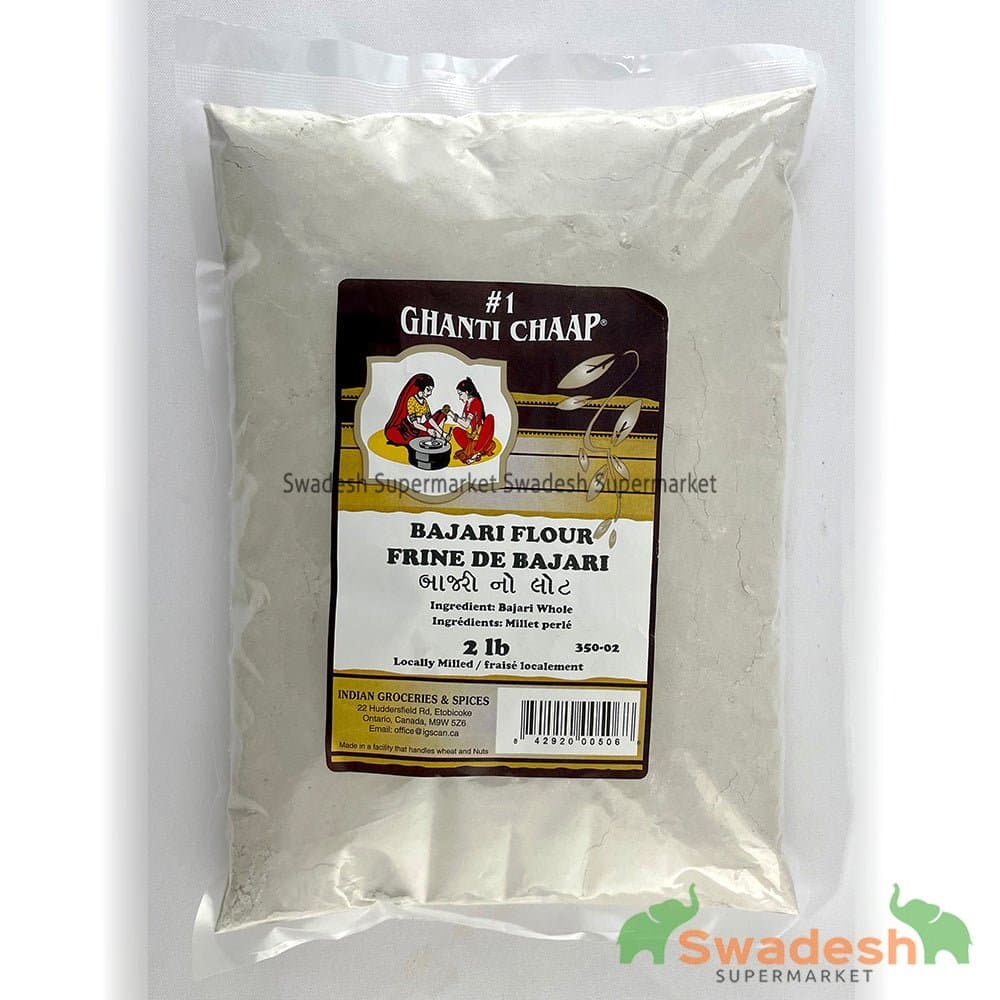 Ghanti Chaap Bajari Flour 900g - Flour & Grains