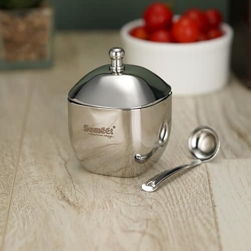 Ghee Pot Stainless Steel - KitchenReligious