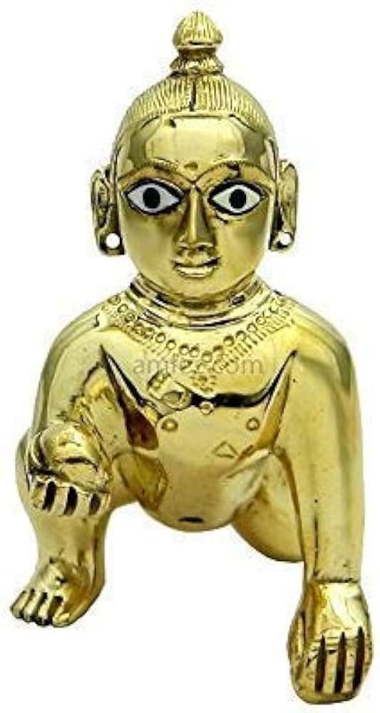 God Idol Brass Bal Gopal Big - KitchenReligious