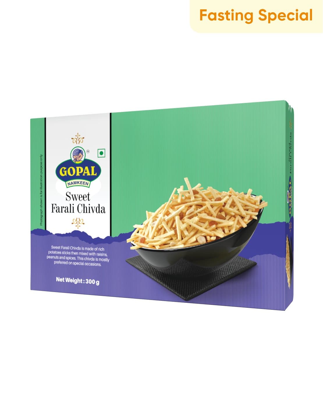 Gopal Farali Chevdo 300g - Snacks