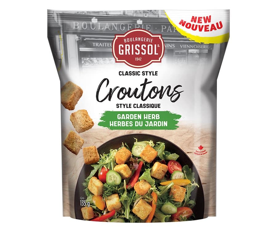 Grissol Croutons Garden Herb 135g - Snacks