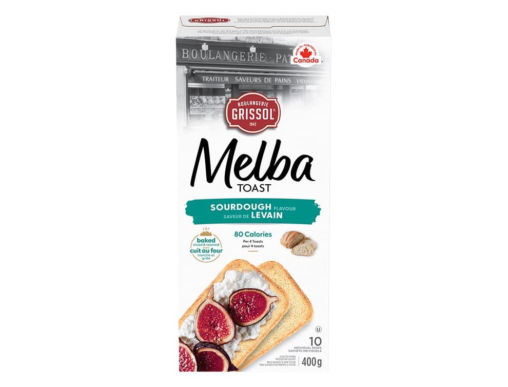 Grissol Melba Toast Plain 200g - Snacks