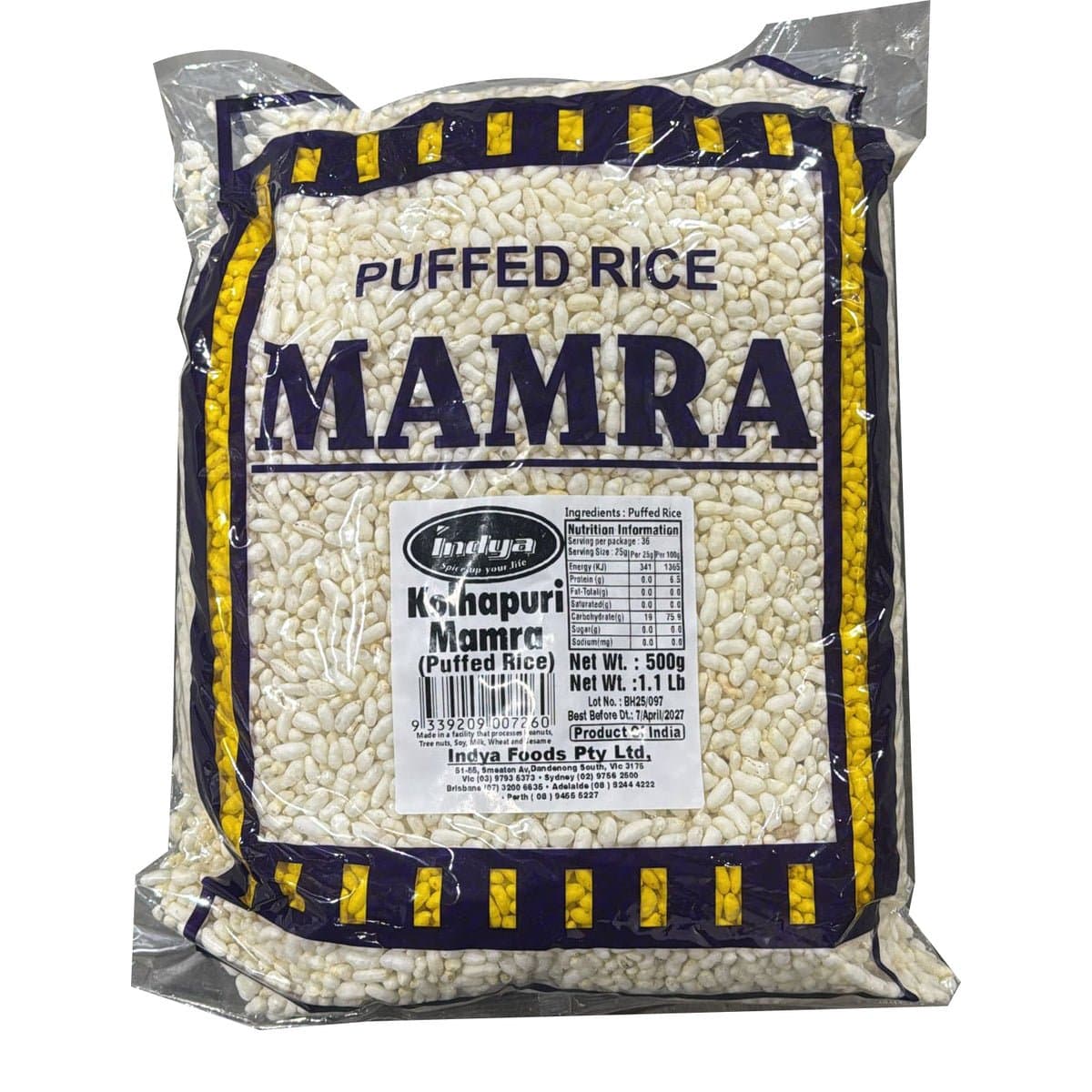 Gujarat Kolhapuri Mamra 400g - Flour, Grains & Rice