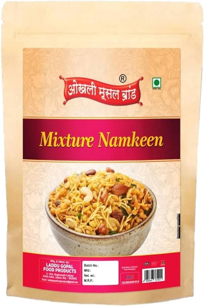 Gujju Millet Namkeen 5 Grain Mix 200g - Snacks