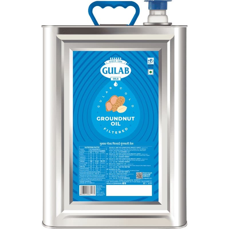 Gulab Peanut Oil 15L - Cooking Essentials