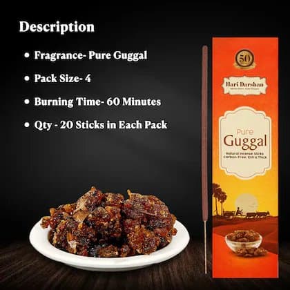 Hari Darshan Guggal Dhoop 20 Sticks - Religious
