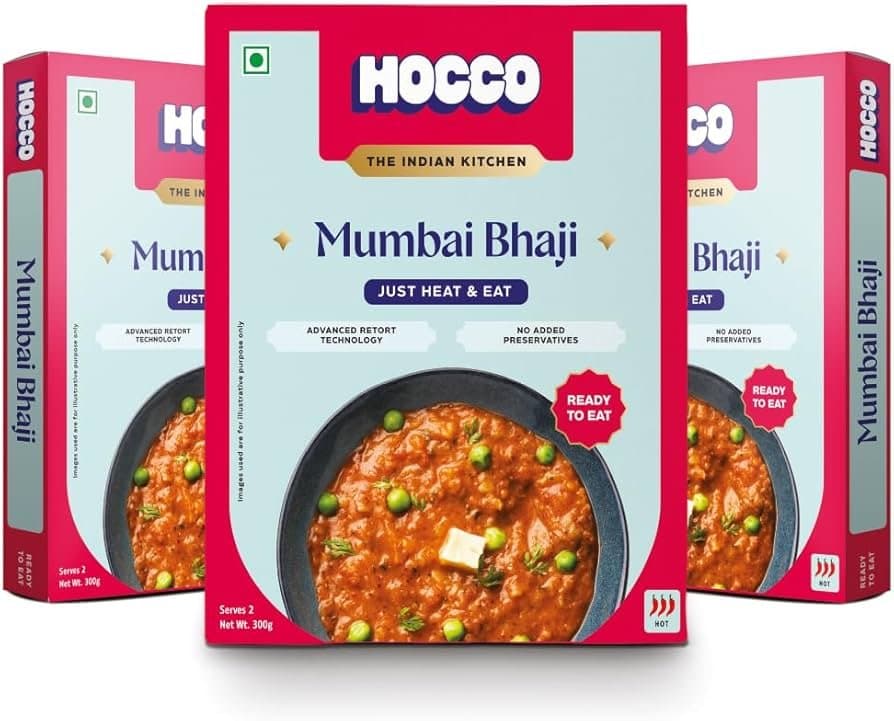 HOCCO Ready To Eat Mumbai Bhaji Jain 300g - Ready-to-Cook