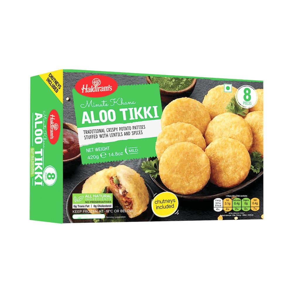 Haldiram's Frozen Aloo Tikki 420g - Frozen