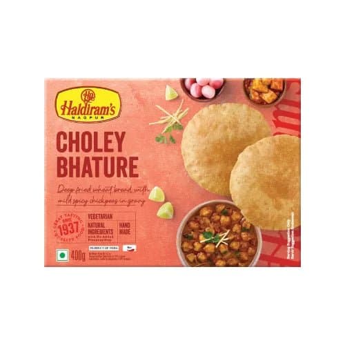 Haldiram's Frozen Choley Bhature 400g - Frozen