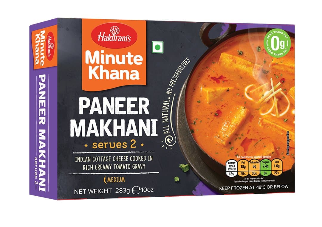 Haldiram's Frozen Paneer Makhani Thali 550g - Frozen