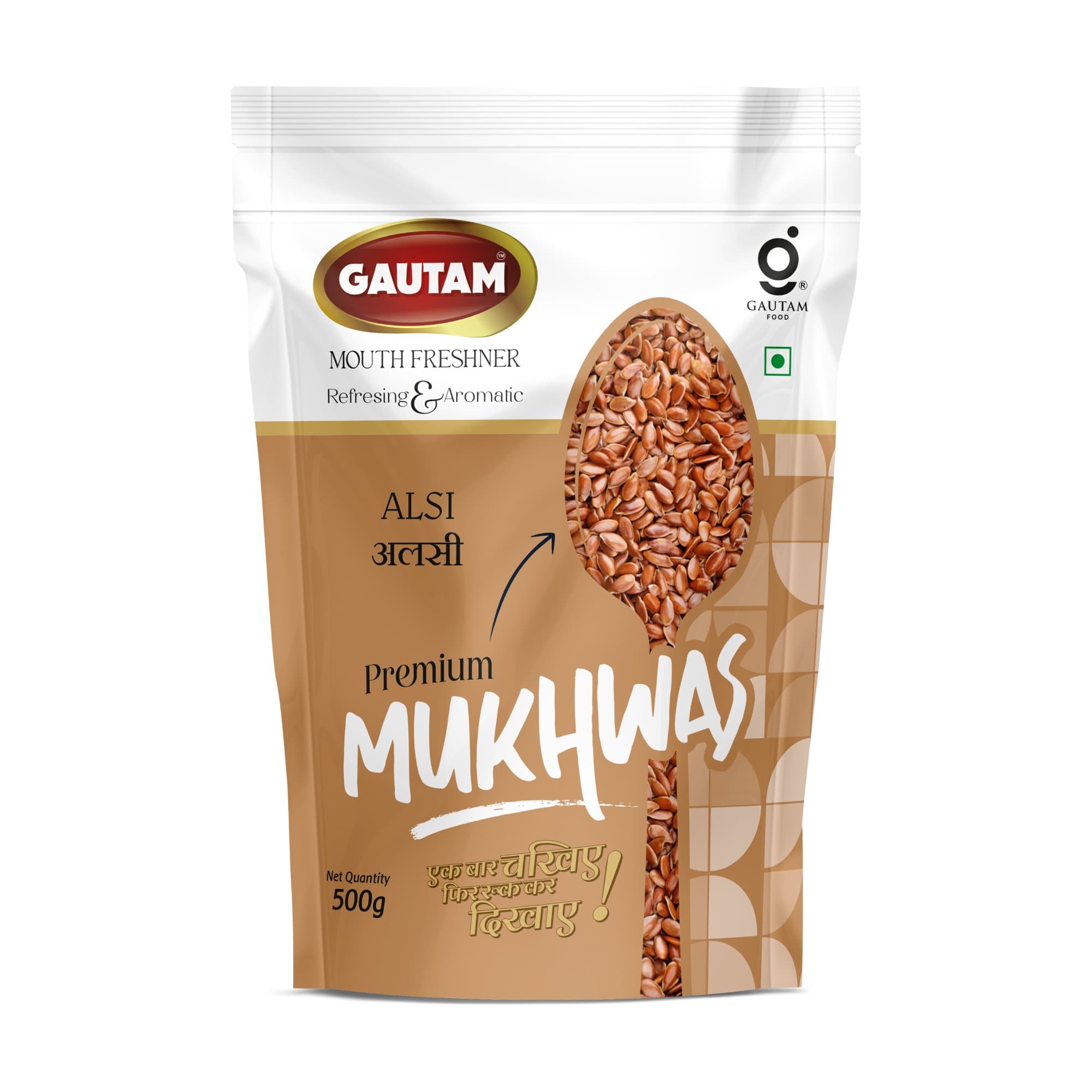 Handi Mukhwas Roasted Alsi 50g - Snacks