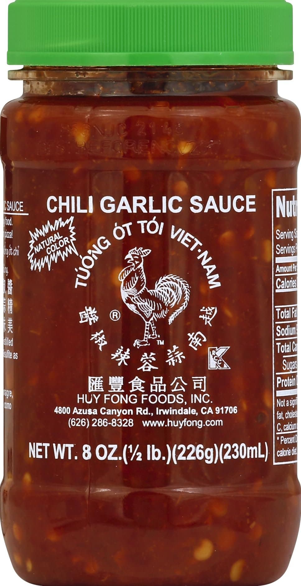 Hoy Fung Chili Garlic Sauce 481ml - Condiments