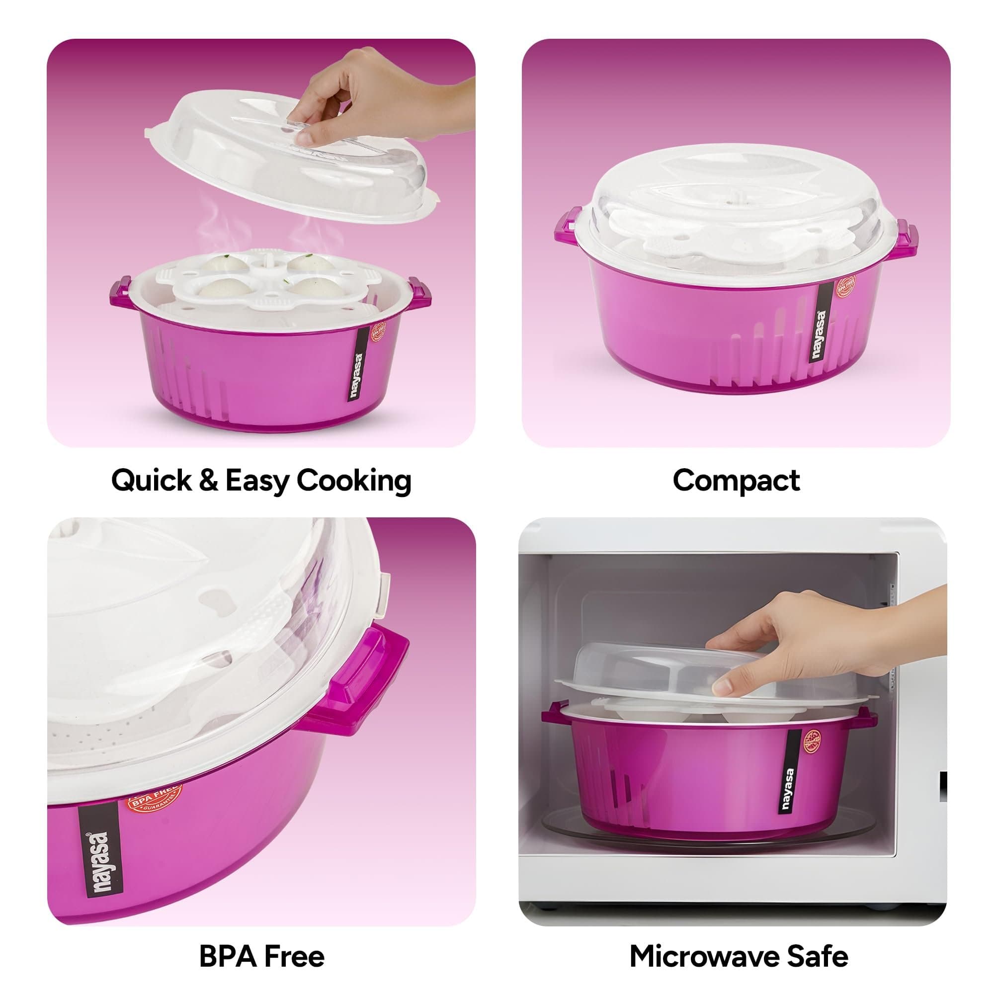 Idli Maker Nyasa (Microwave) - Household