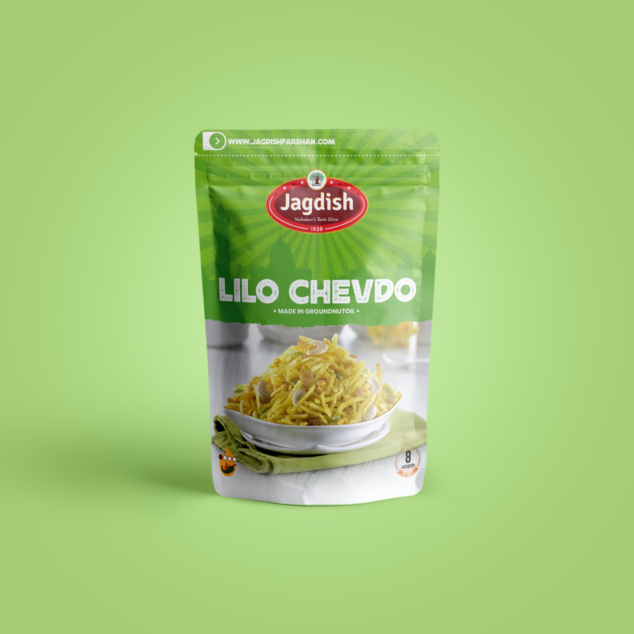 Jagdish Lilo Chevdo 200g - Snacks