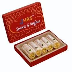 Jh Kaju Kesar Roll - Snacks